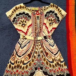 ORION LONDON Belted Dress